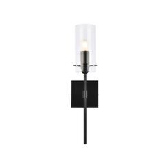 Elsreth 1 light black wall sconce