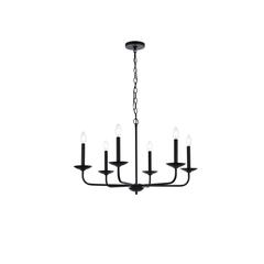 Cohen 30 inch pendant in black