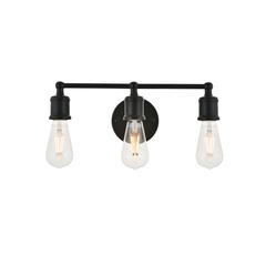Serif 3 light black Wall Sconce