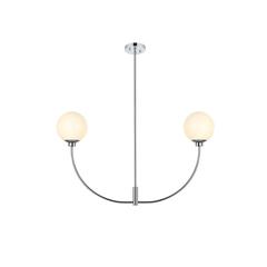Nyomi 36 inch chandelier in Chrome