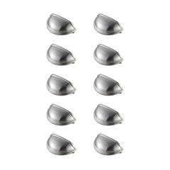 Atticus 3" Center to Center Brushed Nickel Cup Bar Pull Multipack (set of 10)