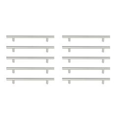 Quinn 6-5/16" Center to Center Brushed Nickel Bar Pull Multipack (set of 10)
