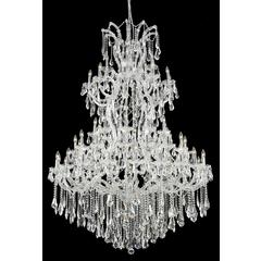 Maria Theresa 61 light Chrome Chandelier Clear Royal Cut Crystal