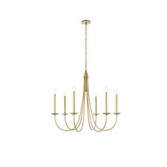 Cohen 36 inch pendant in brass