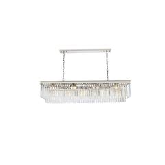 Sydney 12 light polished nickel Chandelier Clear Royal Cut Crystal
