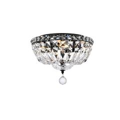 Tranquil 12 inch black flush mount