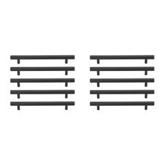 Dior 7-9/16" Center to Center Matte Black Bar Pull Multipack (set of 10)