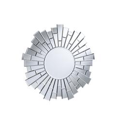 Modern 24 in. Contemporary Mirror in Clear