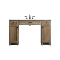 54 Inch ADA Compliant Bathroom Vanity In Natural Oak