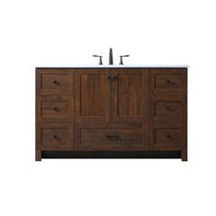 54 Inch SIngle Bathroom Vanity In Expresso