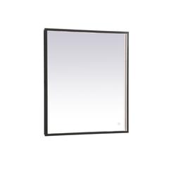 Pier 27x30 inch LED mirror with adjustable color temperature