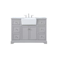 48 inch Single bathroom vanity in grey