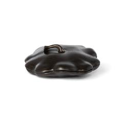 Bronze Lidded Ceramic Pumpkin Bowl, Small