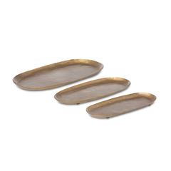 Antique Gold Iron Trays