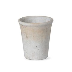 Distressed Concrete Pot Medium