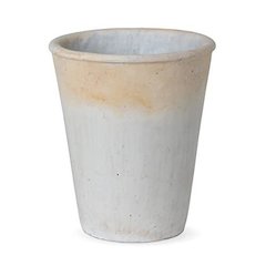 Distressed Concrete Tall Planter Large