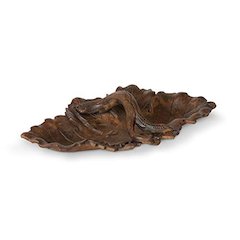 Cast Aluminum Grape Leaf Basket Small