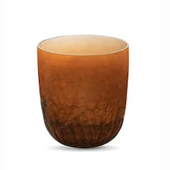 Bronze Luster Crackle Glass Vase, Large