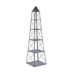 Stackable Galvanized Obelisk