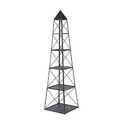 Stackable Antique Black Obelisk