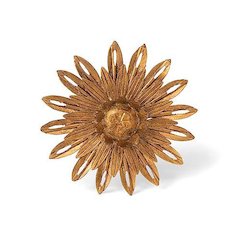 Aged Copper Wall Sunflower, Small