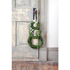 Preserved Boxwood Wreaths with Ivory Ribbon