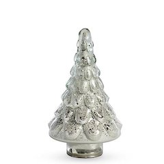 Icy Glass Tabletop Fir Tree Medium