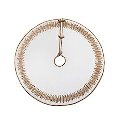 Golden Splendor Velvet Tree Skirt