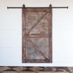 Sliding Barn Door With Rail Hardware