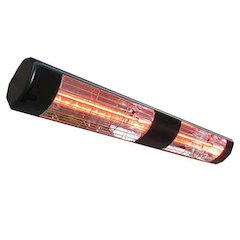 240V Wall Mount Electric Patio Heater by SUNHEAT- 3000W- Black