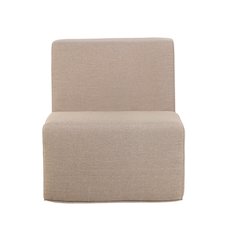 4 Place Seating  Brown Compressed Foam Sectional Sofa and Ottoman Set