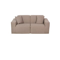 2 Place Seating Brown Outdoor Compressed Foam Sectional Sofas