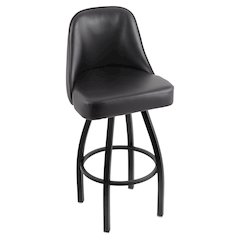 Logo Grizzly North Dakota (Hockey) Swivel Bar Stool