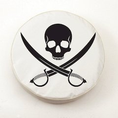 Jolly Roger (Clean) Tire Cover