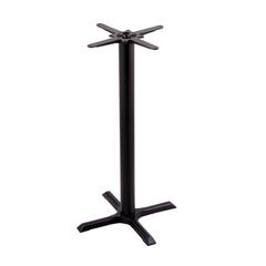211 Black Cast Iron Bar Height Base with 22" x 22" X-Style Foot