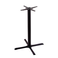 211 Black Cast Iron Bar Height Base with 30" x 30" X-Style Foot