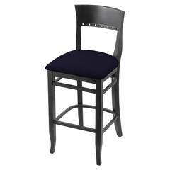 3160 30" Bar Stool with Black Finish and Canter Twilight Seat