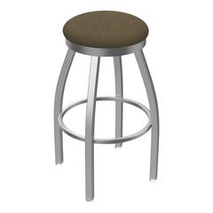 802 Misha Stainless Steel 30" Swivel Bar Stool with Graph Cork Seat
