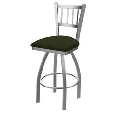 810 Contessa Stainless Steel 30" Swivel Bar Stool with Canter Pine Seat