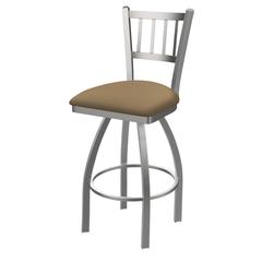 810 Contessa Stainless Steel 30" Swivel Bar Stool with Canter Sand Seat