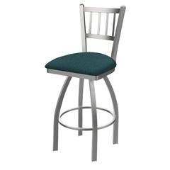 810 Contessa Stainless Steel 30" Swivel Bar Stool with Graph Tidal Seat