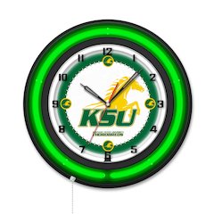 Kentucky State University 19" Double Neon Wall Clock