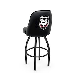Logo Grizzly Georgia "Bulldog" Swivel Bar Stool