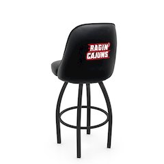 Logo Grizzly Louisiana-Lafayette Swivel Bar Stool