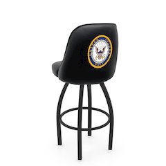 Logo Grizzly U.S. Navy Swivel Bar Stool