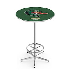 L216 University of Alabama at Birmingham 42" Tall - 36" Top Pub Table with Chrome Finish