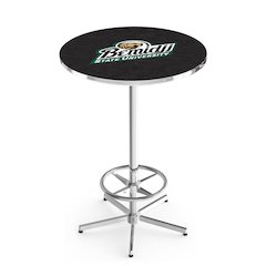L216 Bemidji State University 42' Tall - 36' Top Pub Table w/ Chrome Finish