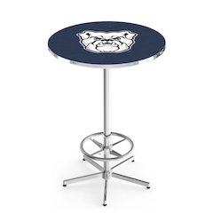 L216 Butler University 42' Tall - 36' Top Pub Table w/ Chrome Finish