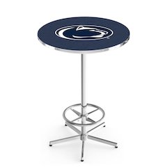 L216 Pennsylvania State University 42' Tall - 36' Top Pub Table w/ Chrome Finish