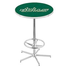 L216 University of South Florida 42" Tall - 36" Top Pub Table with Chrome Finish